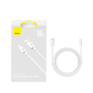 Is Suitable For Huawei OPPO Mi Charger Type-c Wire With White Elegant Polishing 1.5m *1