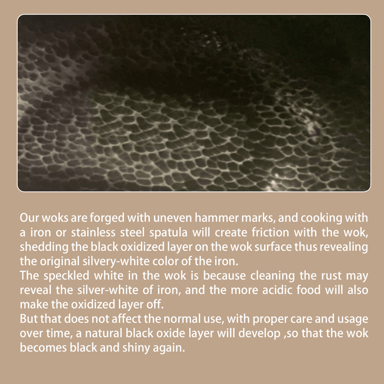 22CM Hammered Iron Milk Pot + 13cm Oil Splashing Pan – Compact Cooking Set with Mini Spatula 10