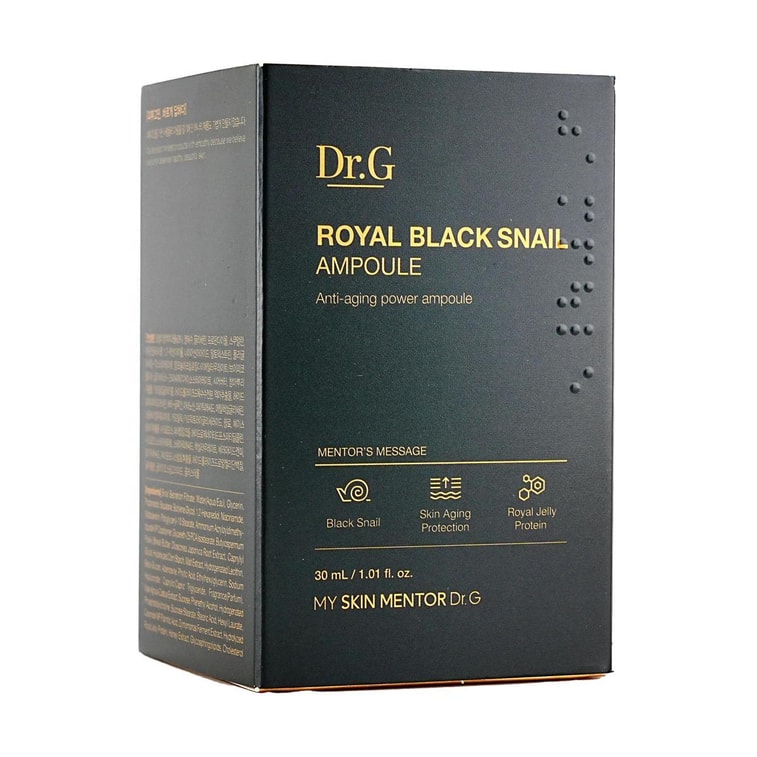 韩国Dr.G蒂迩肌 蜂胶黑蜗牛安瓶精华 30ml 抗衰老弹力营养 集中强化保湿护理 敏感肌适用 7
