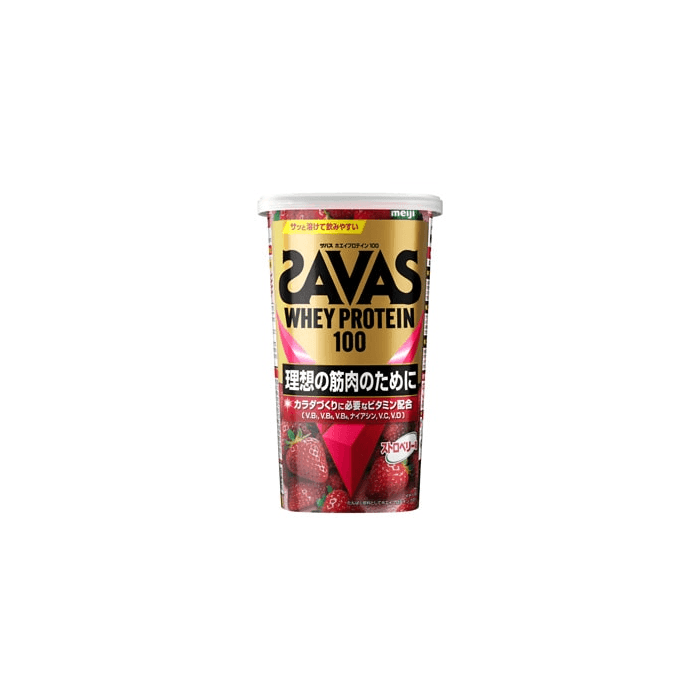 Savas Whey Protein 100 Strawberry Flavor [280g] - Yami.com