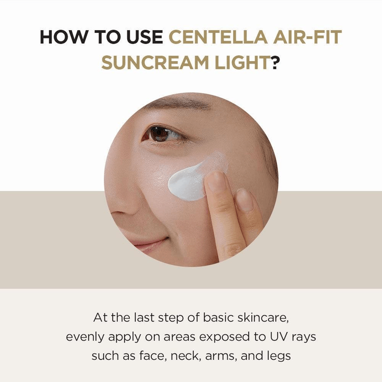 Madagascar Centella Air-Fit Suncream Light SPF 30 PA++++ 50ml 7