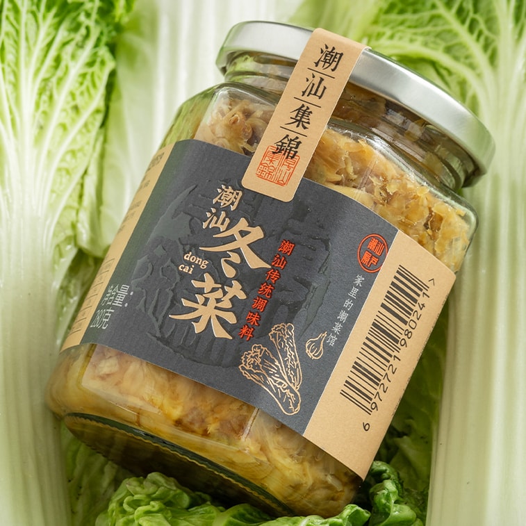 中国潮汕集锦 6瓶装 冬菜 腌制咸菜 1680克 4