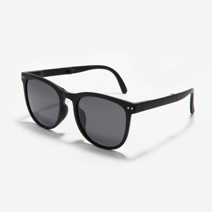 JiaoXia's Same Folding Sunglasses In Black Ink