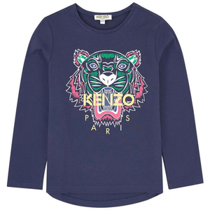 Kenzo Kids Tiger Long Sleeve Tee 14Y