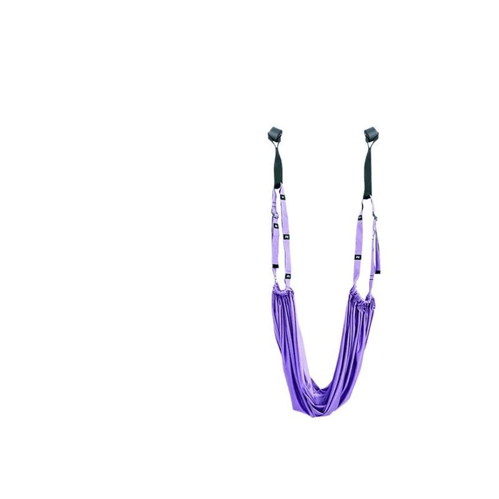 Aerial Yoga Rope Home Fitness Equipment Yoga Stretching Belt Mystical Purple 30CM* 1 Piece