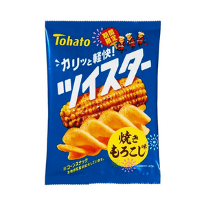 Roasted Corn Flavored Ridged Potato Chips 55g