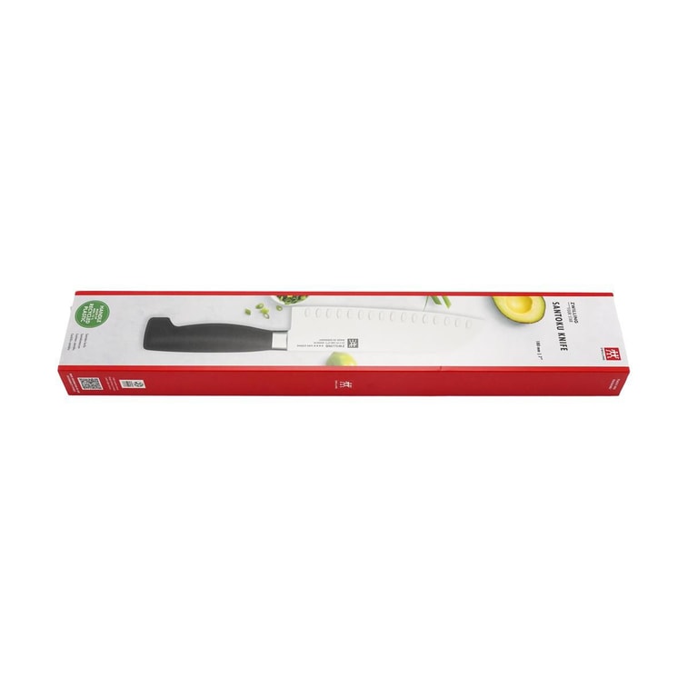 ZWILLING Four Star 7-inch Hollow Edge Santoku Knife 5