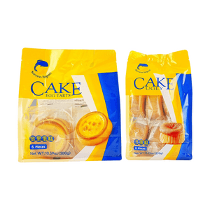 Egg Tarts Cake 300g & Ugly Cake 270g Combo - 12 Pieces Snack Dessert