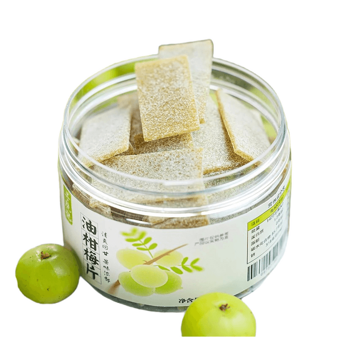 Japanese-style Seedless Prune Slices Sour And Sweet Solution Greasy Snack Preserves 100g/ Can