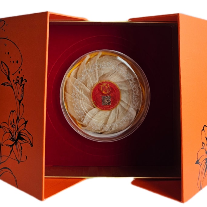 印尼真美燕燕窩 心想事成 雨季大燕盞橙色禮盒 100克裝