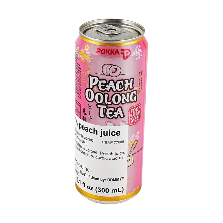 新加坡POKKA 水蜜桃乌龙茶 300ml 4