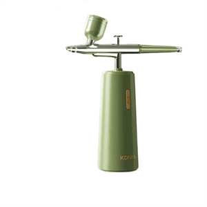 Handheld Oxygen Injector High Pressure Sprayer Nano Beauty Meter Green