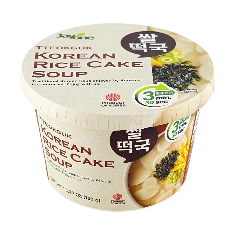 韩国JAYONE 韩式年糕汤 150g*6碗 整箱装【冲泡即食】 10
