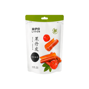 【国货优选】来伊份 果丹皮 125g【开胃山楂卷蜜饯】