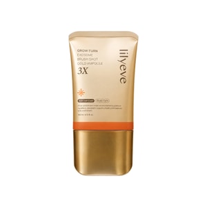 GROW:TURN Exosome Brush Shot Gold Ampoule 3X, Hydrating Scalp Serum For Thinning Hair, 140ml
