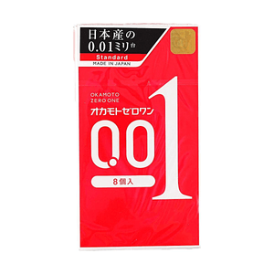 日本OKAMOTO岡本 001系列 抗敏聚氨酯 超薄保險套 8個入 非乳膠【日本版】 成人用品