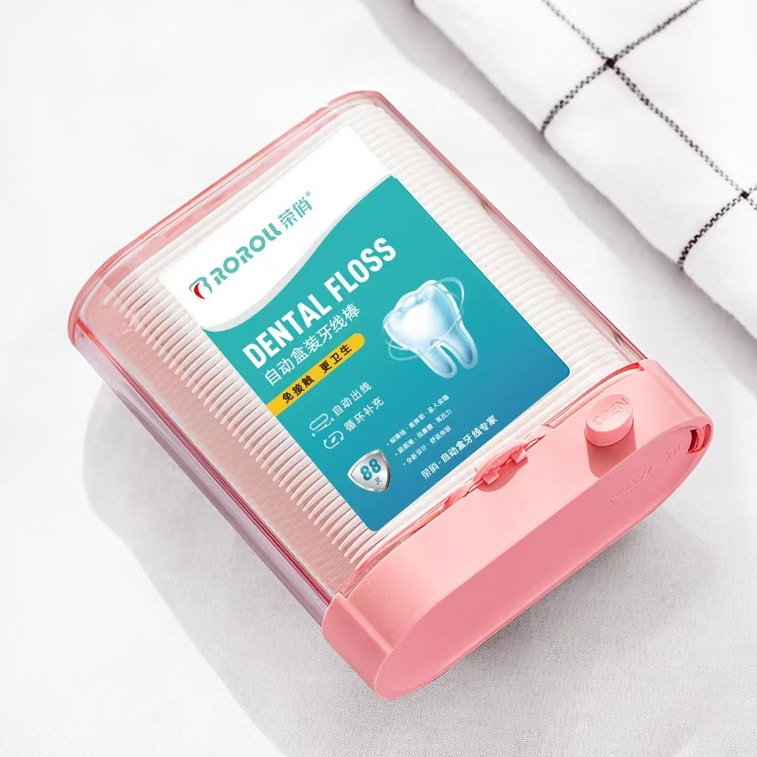 Pink Automatic Floss Box For 1 Set 6