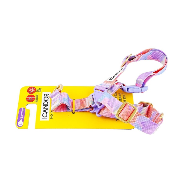 No-Pull Pet Dog Harness Milky Way L Neckline16.1~20.1in Chest20.1~25.2in 18~29lb 16