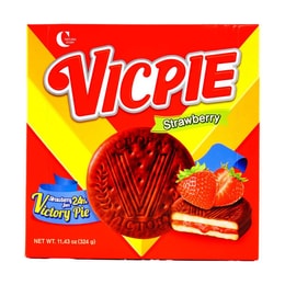 Vic Pie Chocolate and Strawberry Jam 216g