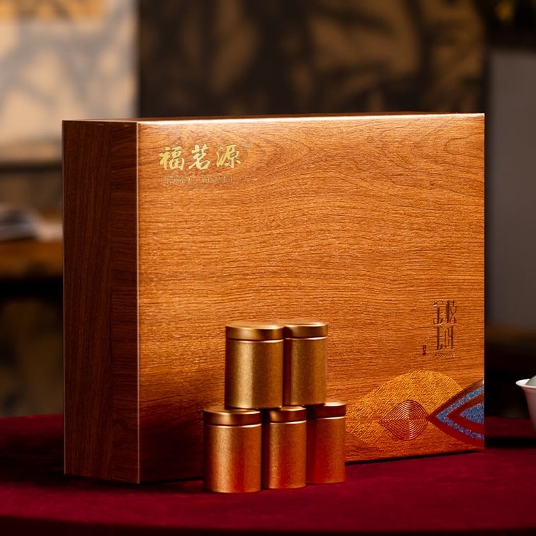 【中國直郵】 福茗源 金駿眉紅茶 500g 新茶正宗福建紅茶濃香蜜香型茶葉禮盒裝 8