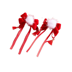 New Year Children's Accessories - Two Butterfly Knot Duck Clips * 2 Pieces