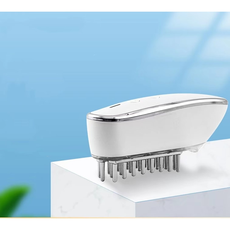 [경락을 풀어주고 혼잡함과 작별을 고하세요] KΛKUSΛN 빨간불 도입 빗이 있는 머리 및 얼굴용 다기능 경락 마사지 빗, 화이트 1개 8