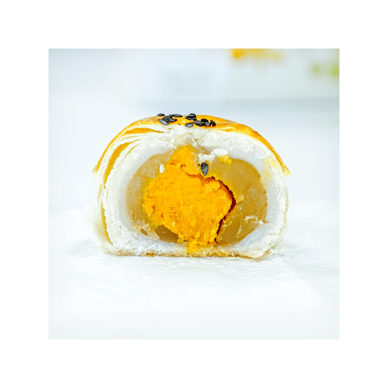 Egg Yolk Puffs - with Chewy Mochi & Sweet Lotus Seed Paste, 6 Pieces, 11.64oz 6