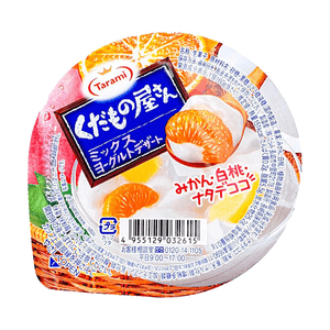 Mixed Fruits Yogurt Jelly Dessert,Mandarin Orange & Peach & Nata De Coco Flavor, 5.64 oz