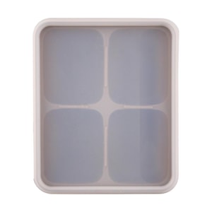 Bonbon Ice Cube Tray Cocoa, 4.92x5.94x1.73"