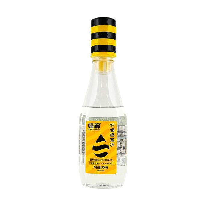 Lemon Honey Drink, 12.17 fl oz【No Additives】