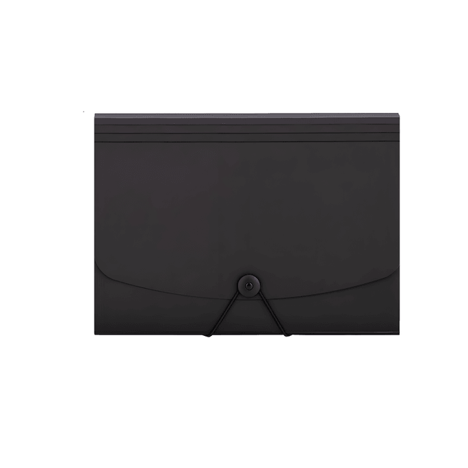 Folder Multi-layer Information Book 13-layer File Pocket Black