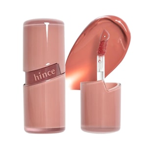 韓國HINCE 晶瑩透亮露珠唇釉 淡化角質 持久保濕 純素 低敏護唇 4ml #R001 BARE 輕熟奶杏 淡雅溫柔裸杏色