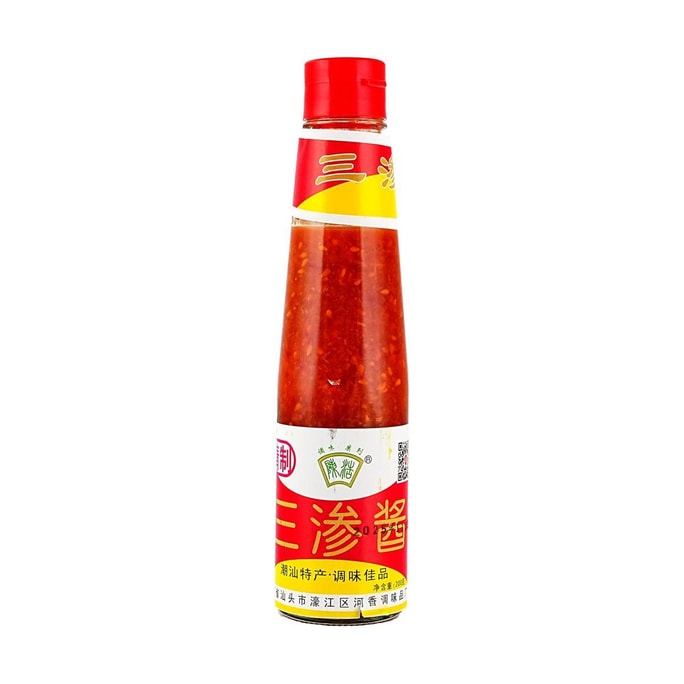Sanshen Sauce ,7.05 oz 【Guangdong Chaoshan Specialty】【For Crab, Fish and Seafood】