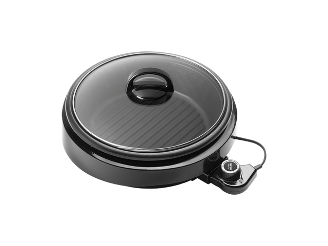 AROMA 3 in 1 Hot Pot With Grillet Plate ASP-137B 3QT #Black (2