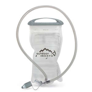 New Sports Outdoor Portable Soft Water Storage Bag White 1.5L