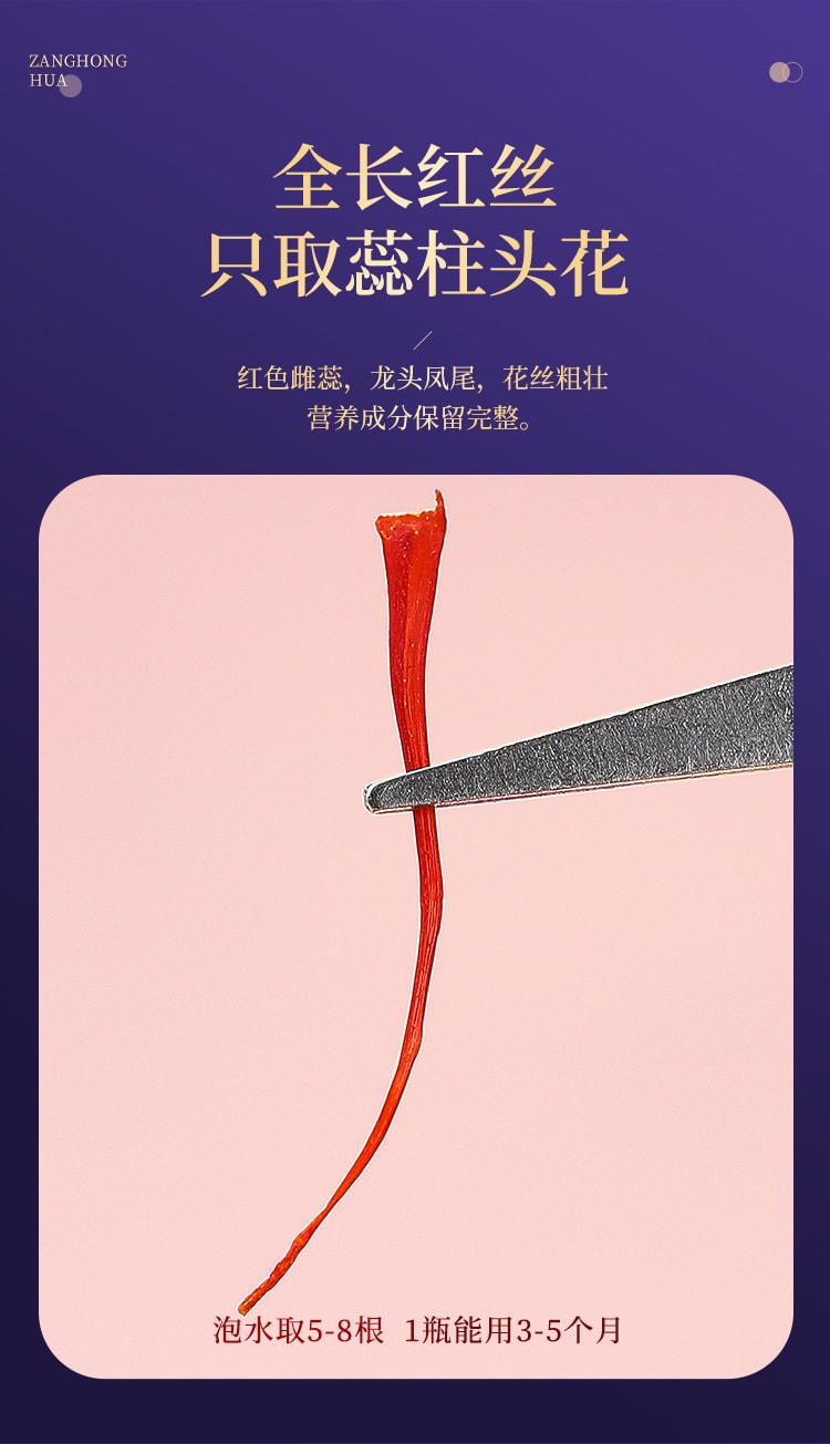 香港 香港同仁大药房 ·藏红花礼盒 1g|花丝纤长 活血养颜 · 尊贵礼赠|特级甄选|每日一泡|呵护女性