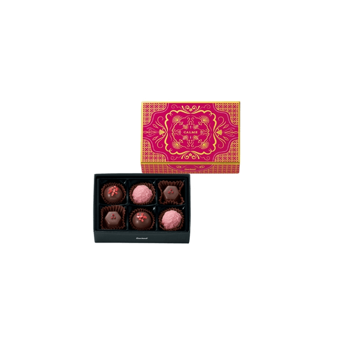 Valentine's Day Strawberry Truffle Chocolates 6 pcs