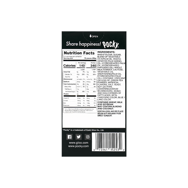 Pocky Matcha Chocolate Cookie Sticks, 2.47 oz 8