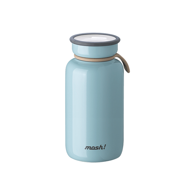 Latte Thermos Tumbler Bottle 450ml Turquoise 