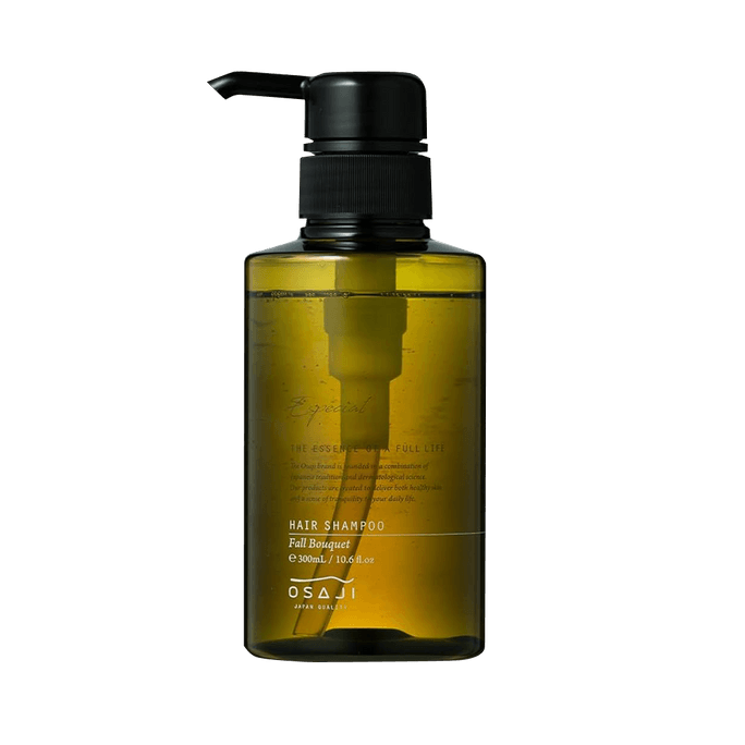 OSAJI || Gentle Nourishing Shampoo for Autumn Bouquet || Kinmokusei (Fragrant Olive) Scent || 300ml