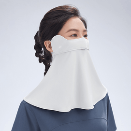 BENEUNDER蕉下 凉感护颈防晒口罩面罩 护颈脸基尼 夏季防晒黑防紫外线 高山灰 F均码