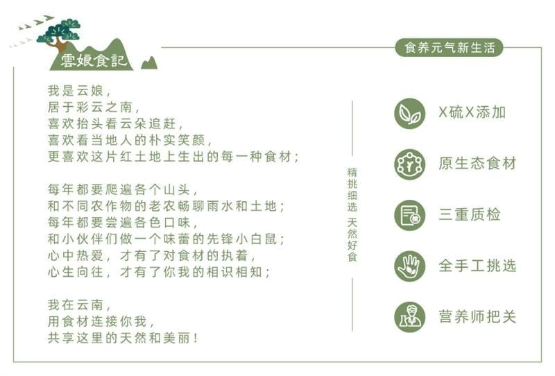 【中国直邮】 云娘食记 苹果山楂饮 茶水干片养生壶刮刮茶料包红枣茯苓水果茶包 198g/袋