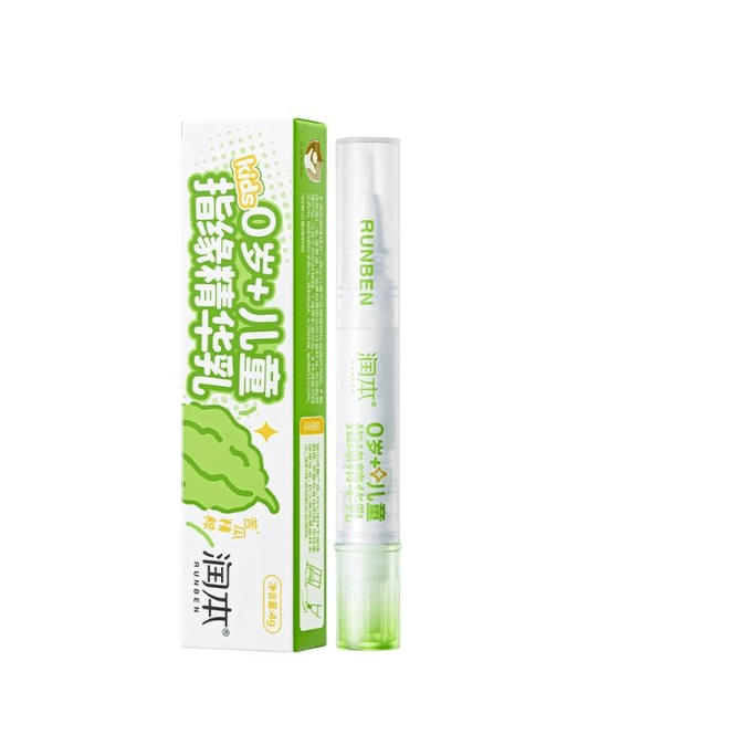 [중국발 다이렉트 메일] 룬벤 어린이 핑거 오일 에센스 밀크 베이비 손가락 손톱 및 손톱 끝 케어 비터 멜론 리퀴드 4g*1