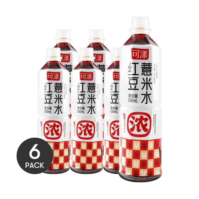 可漾 五紅湯 草本植物茶飲 530ml *6【6份超值裝】【0糖0脂0卡】【熬夜養氣血必備】