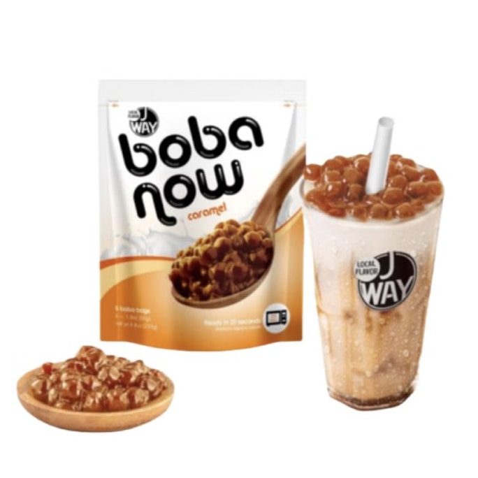 Instant Tapioca Boba Pearls for Milk Tea Caramel Flavor - 5 Servings