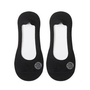 [중국 직배송] HSPM 얇고 통기성 좋으며 땀 흡수 및 미끄럼 방지 기능이 있는 여성용 보트 양말, 심리스, 냄새 방지, 블랙, 1켤레