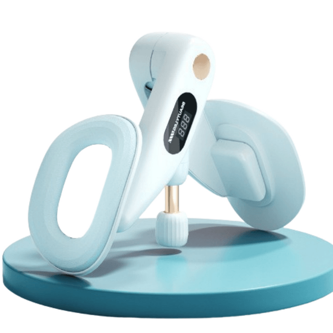 Pelvic Floor Muscle Counting Training Kegel Pelvic Crotch Clamping Equipment Blue