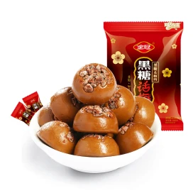 中国直邮】 三只松鼠爆浆山楂105g*2袋草莓味流心水果软糖休闲解馋酸甜