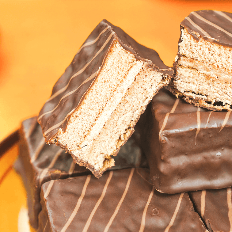 唇动 黑色经典 夹心涂饰蛋糕 代餐糕点 巧克力味 306g【早餐面包】 3