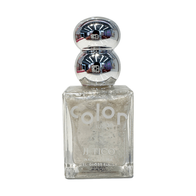 Color Fusion Water Based Nail Lacquer #Velied Porcelain White,12ml Cream